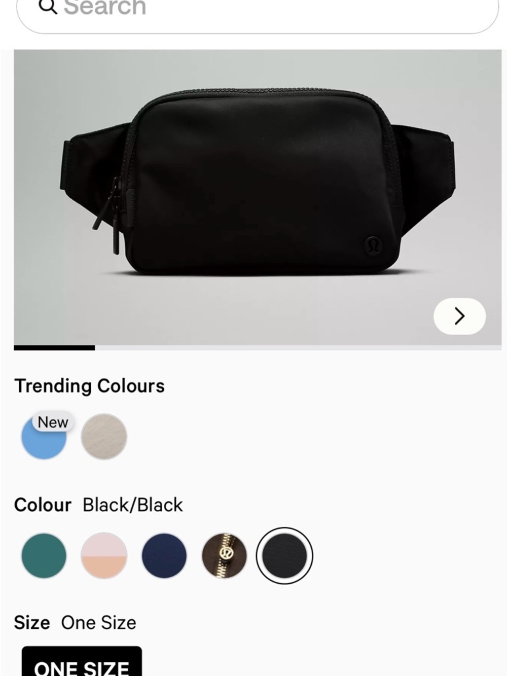 lululemon athletica Black large Fanny pack $48 - Picture 8 of 9